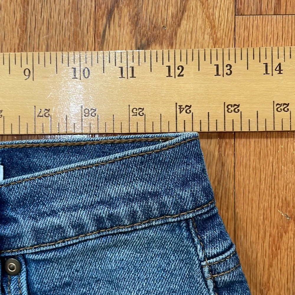 Celebrity Pink Woman’s junior Size 1 Blue Jeans Shorts Cut Offs NWT 99% cotton - Picture 6 of 10